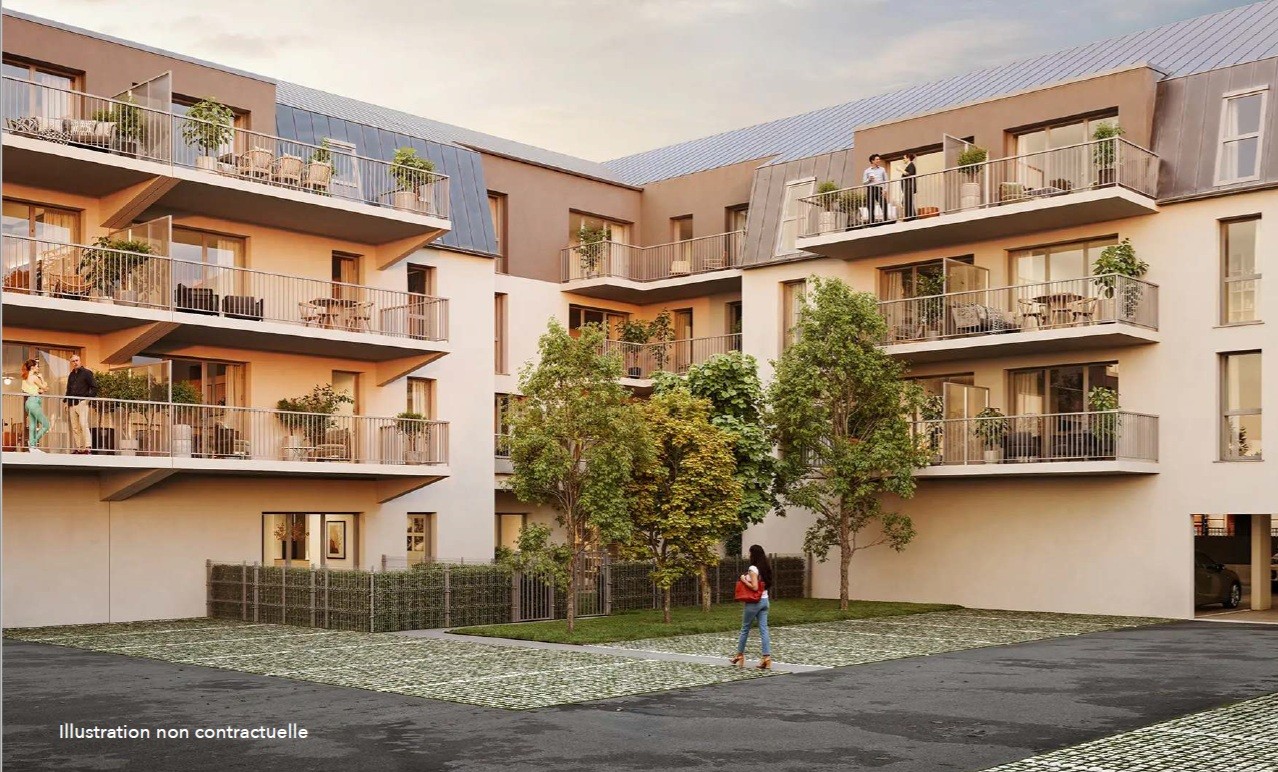 Appartement Type 4 avec terrasse, programme neuf « Le Carré Voltaire » en plein centre ville de BOURGES