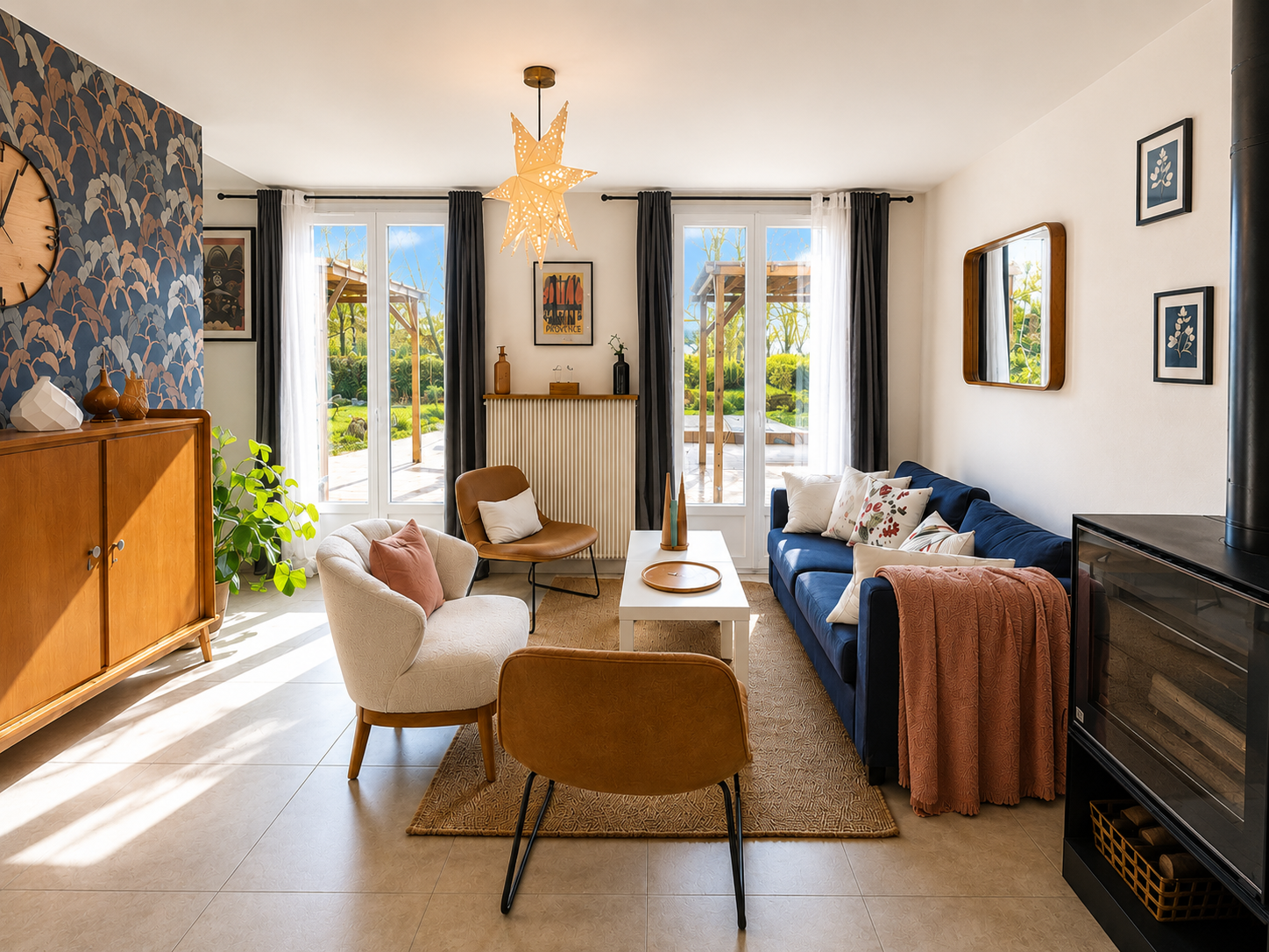 Charmante maison de famille sur 160 m² avec piscine, rénovée avec goût située dans un environnement boisé