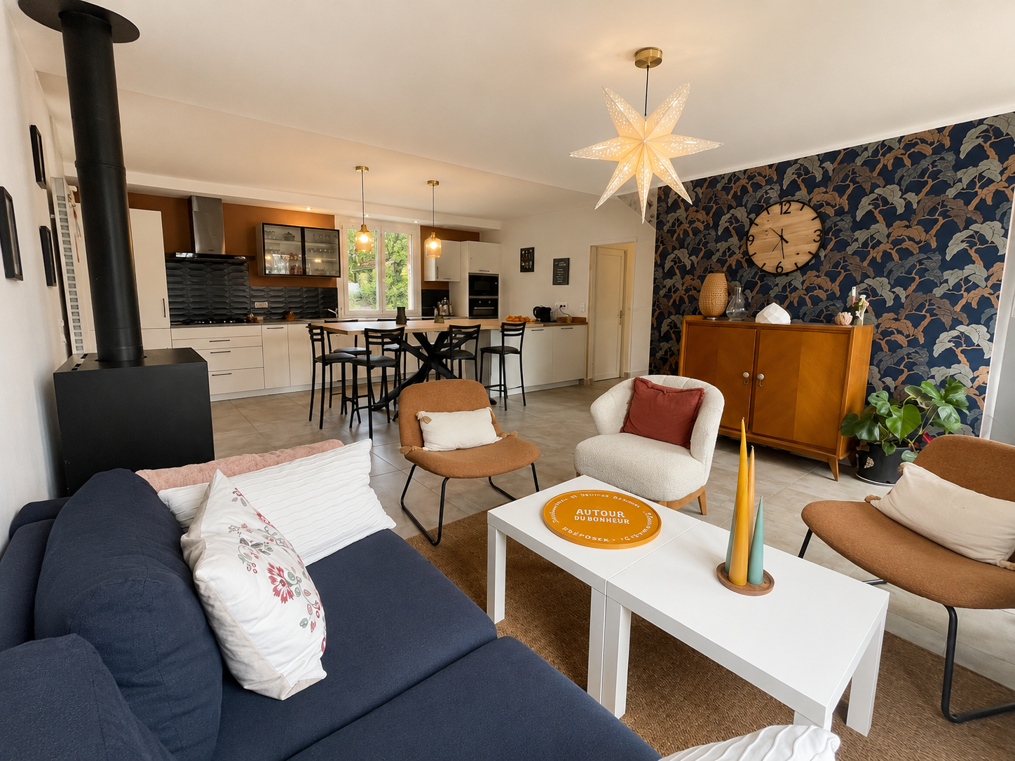 Charmante maison de famille sur 160 m² avec piscine, rénovée avec goût située dans un environnement boisé