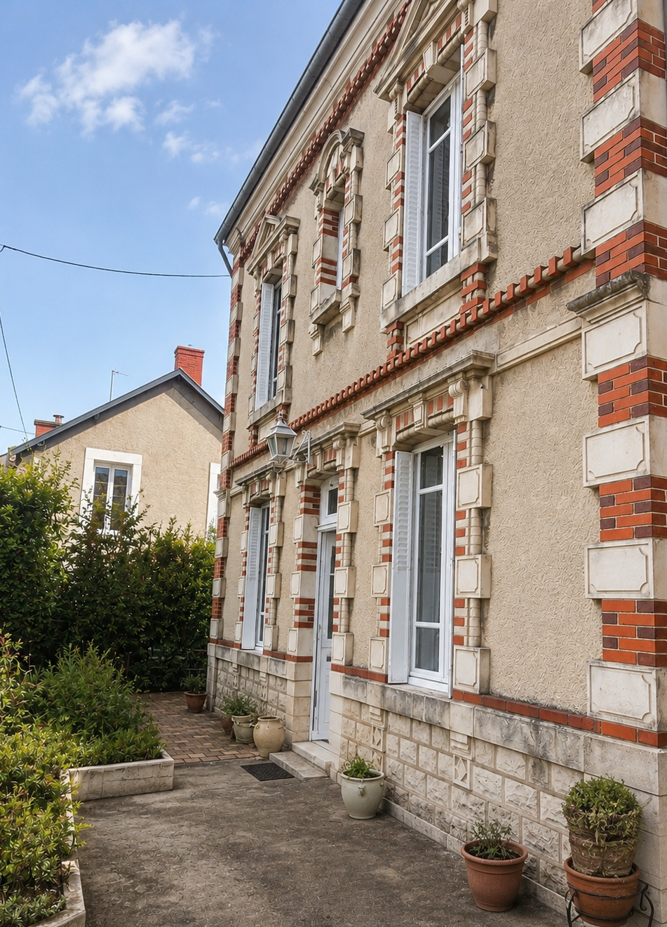 Jolie maison de ville de belle construction à rénover quartier Malus – Carnot