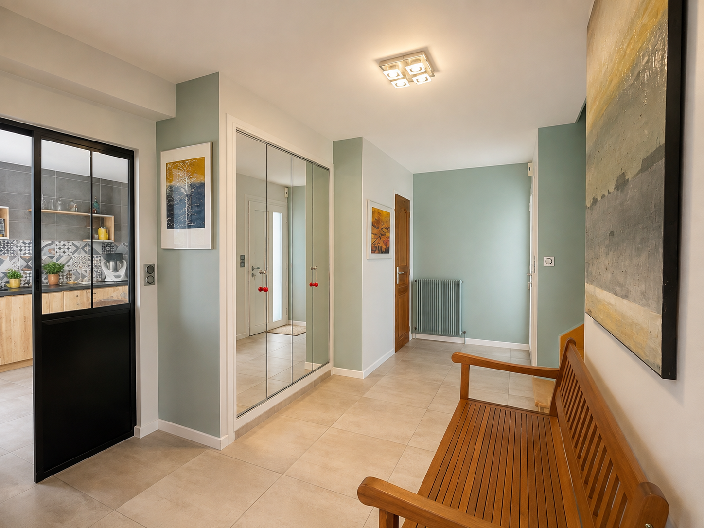 Jolie maison de famille contemporaine avec piscine et garage – Secteur Baffier