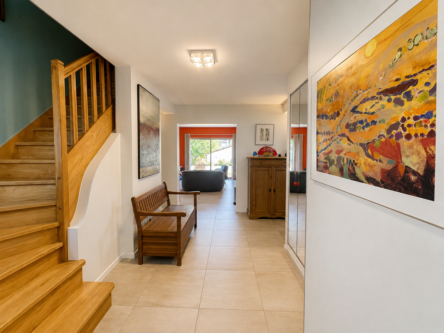Jolie maison de famille contemporaine avec piscine et garage – Secteur Baffier